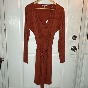 Toad&Co Rust Long Sleeve Dress